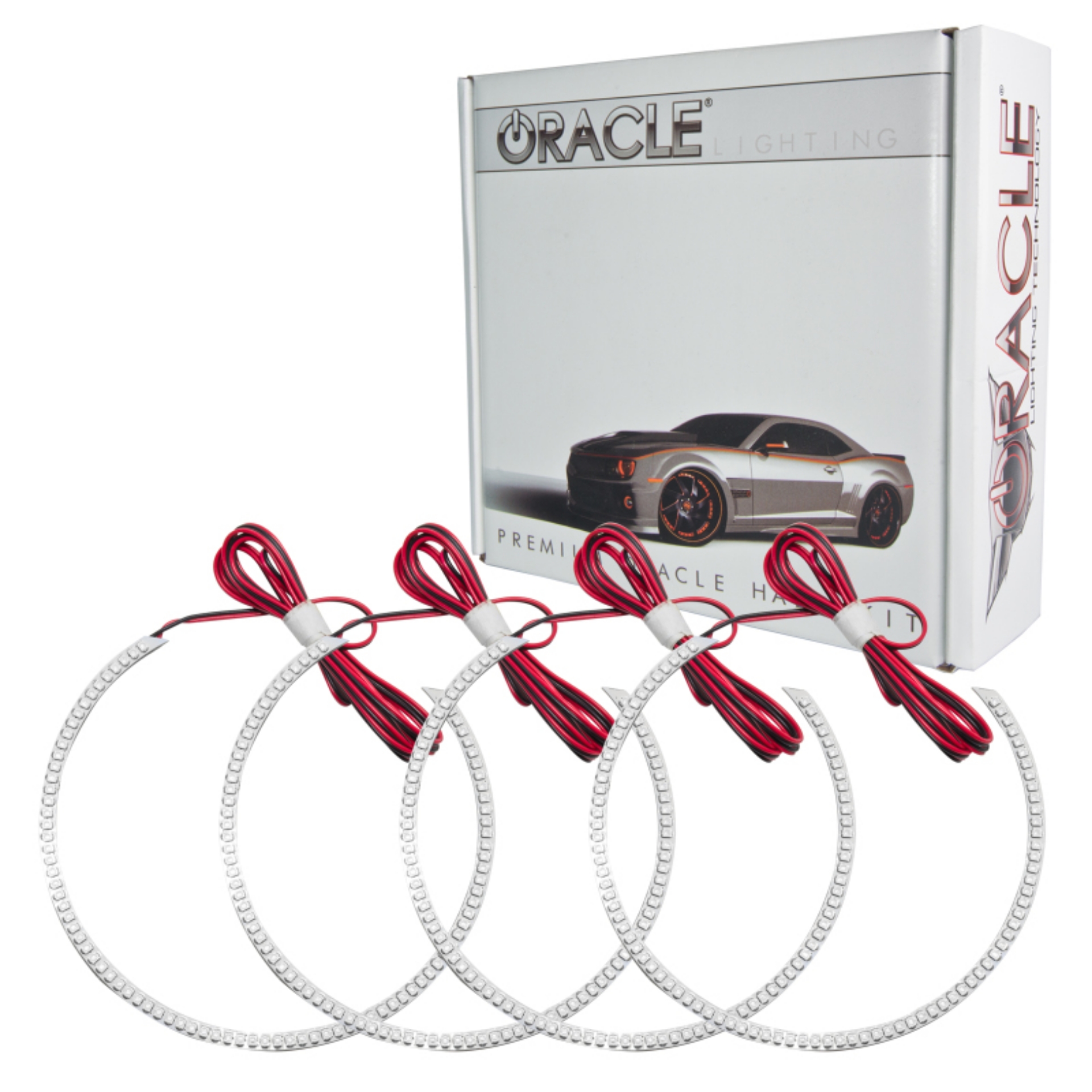 Picture of Oracle Dodge Challenger 08-14 LED Halo Kit NonProjectorHL - White