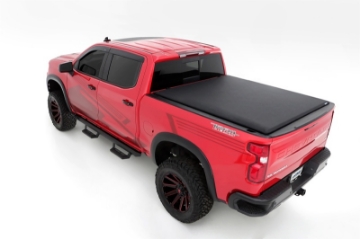 Picture of Lund 2023 Chevrolet-GMC Colorado-Canyon 5ft- Bed Genesis Elite Roll Up Tonneau Cover - Black