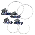 Picture of Oracle Chrysler Sebring 07-11 Halo Kit - ColorSHIFT w-o Controller