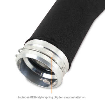Picture of Mishimoto 2022+ Subaru WRX Charge Pipe Micro - Wrinkle Black
