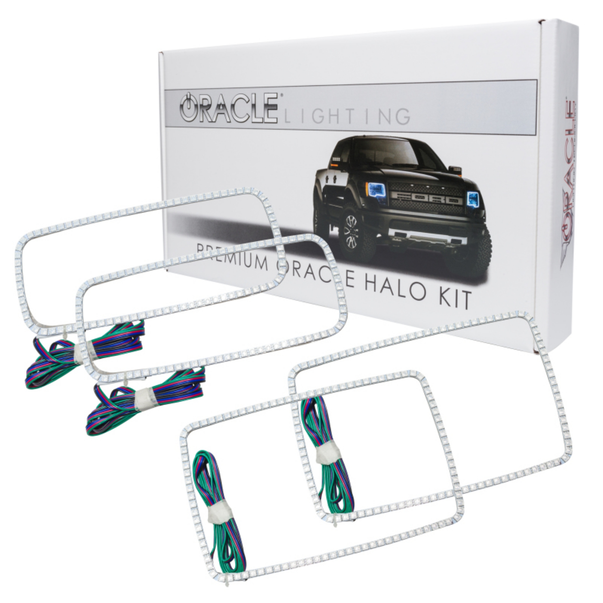 Picture of Oracle Ford F250 08-10 Halo Kit - ColorSHIFT w-o Controller