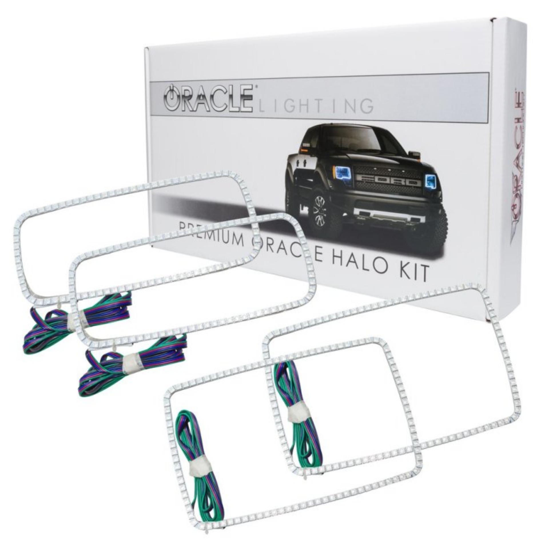 Picture of Oracle Ford F250 08-10 Halo Kit - ColorSHIFT w- BC1 Controller