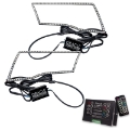 Picture of Oracle Dodge Ram Sport 09-18 LED Headlight Halo Kit - ColorSHIFT w- 2-0 Controller