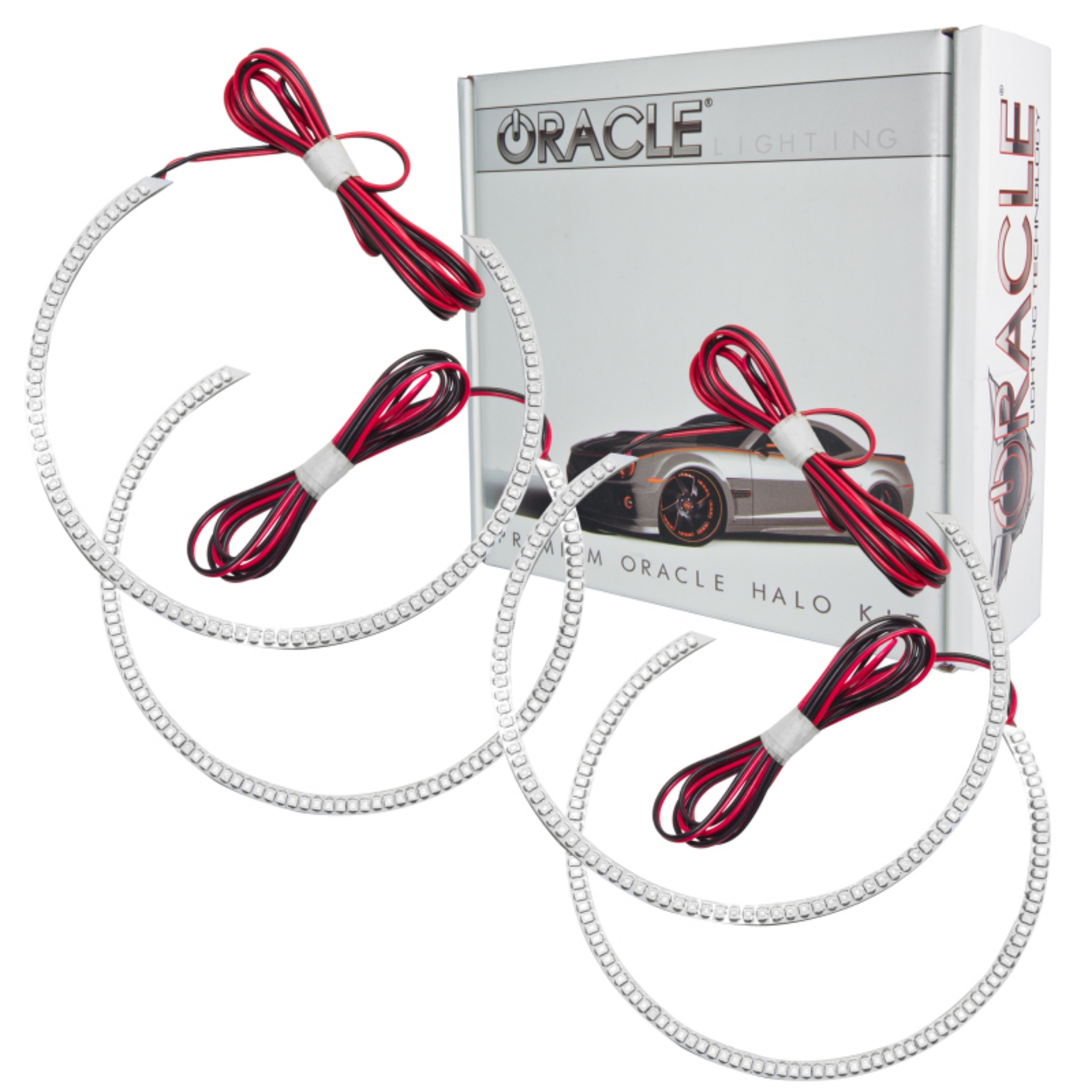 Picture of Oracle Ford F250-350 11-16 LED Halo Kit Round Ring Design - White