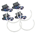 Picture of Oracle Ford F250-350 11-16 Halo Kit Round Ring Design - ColorSHIFT w-o Controller