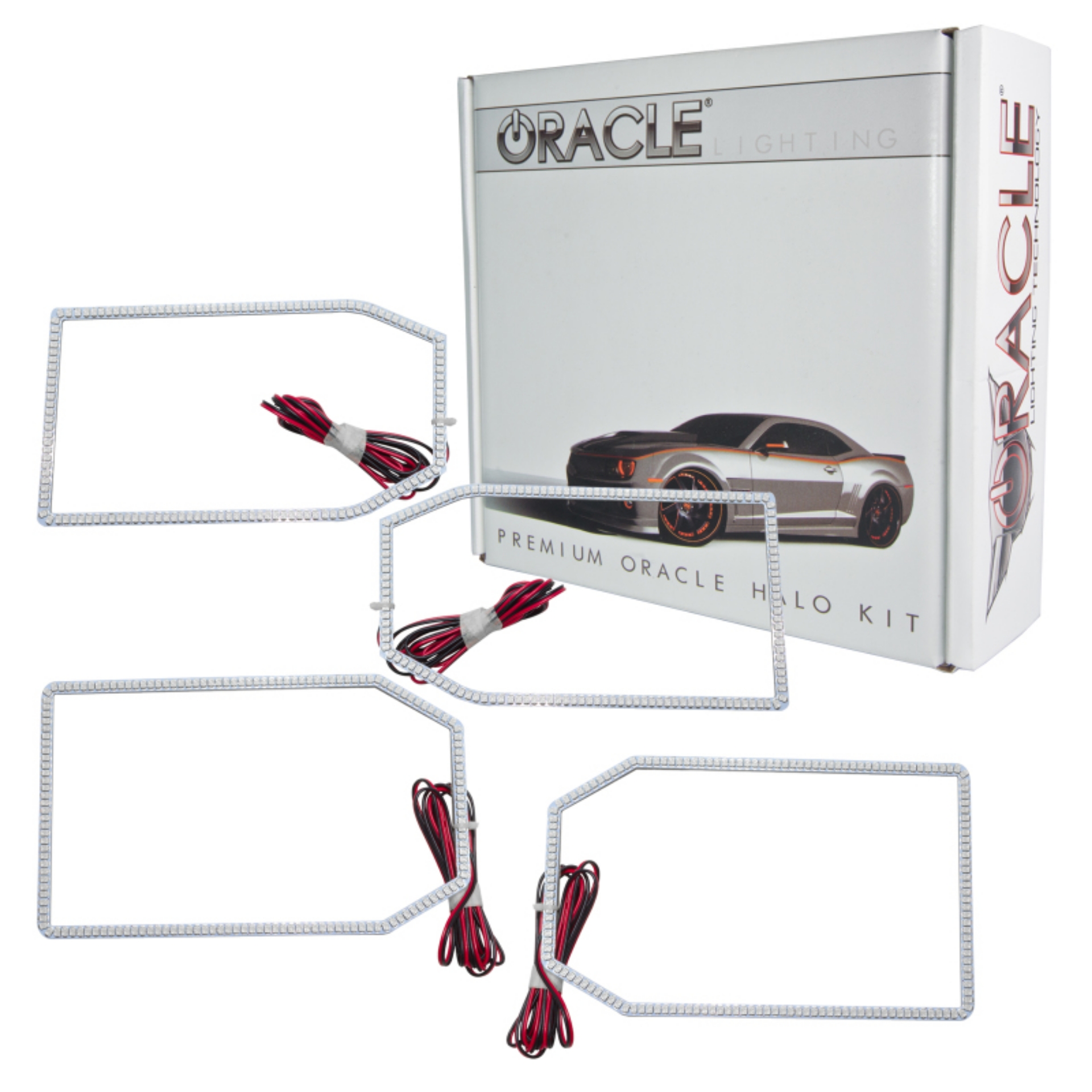 Picture of Oracle Chevrolet Silverado 14-15 LED Halo Kit Non-Projector Style - White