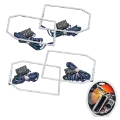 Picture of Oracle Chevrolet Silverado 14-15 Halo Kit Non-Projector Style - ColorSHIFT