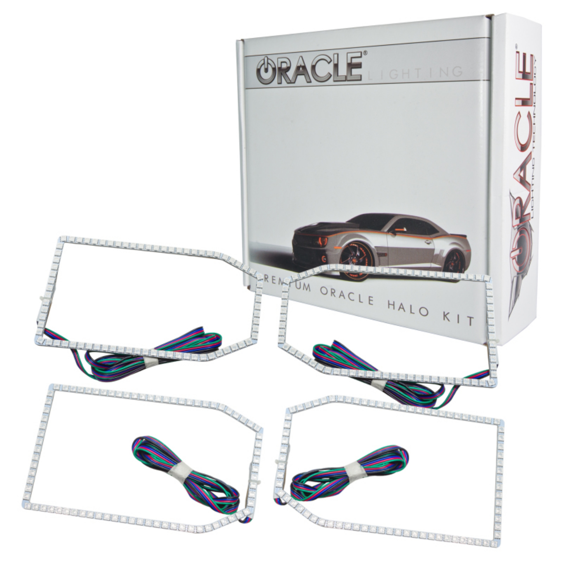 Picture of Oracle Chevy Silverado 14-15 Halo Kit Non-Projector Style - w- Simple Controller