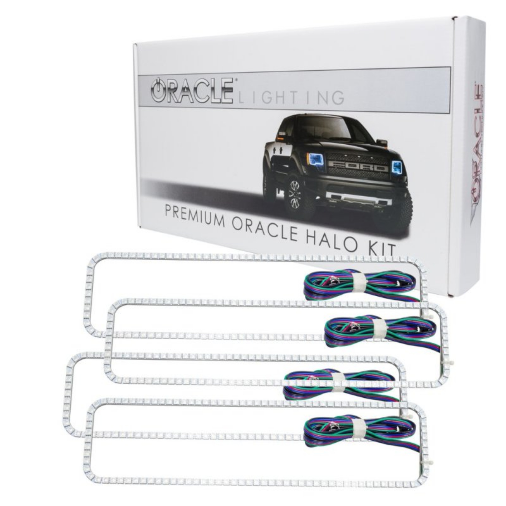 Picture of Oracle Chevrolet Tahoe 95-00 Dual Halo Kit - ColorSHIFT w- BC1 Controller
