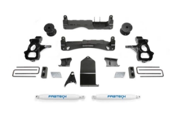 Picture of Fabtech 14-18 GM C-K1500 P-U w-oE Forg Stl UCA 4in Basic Sys w-Perf Shks