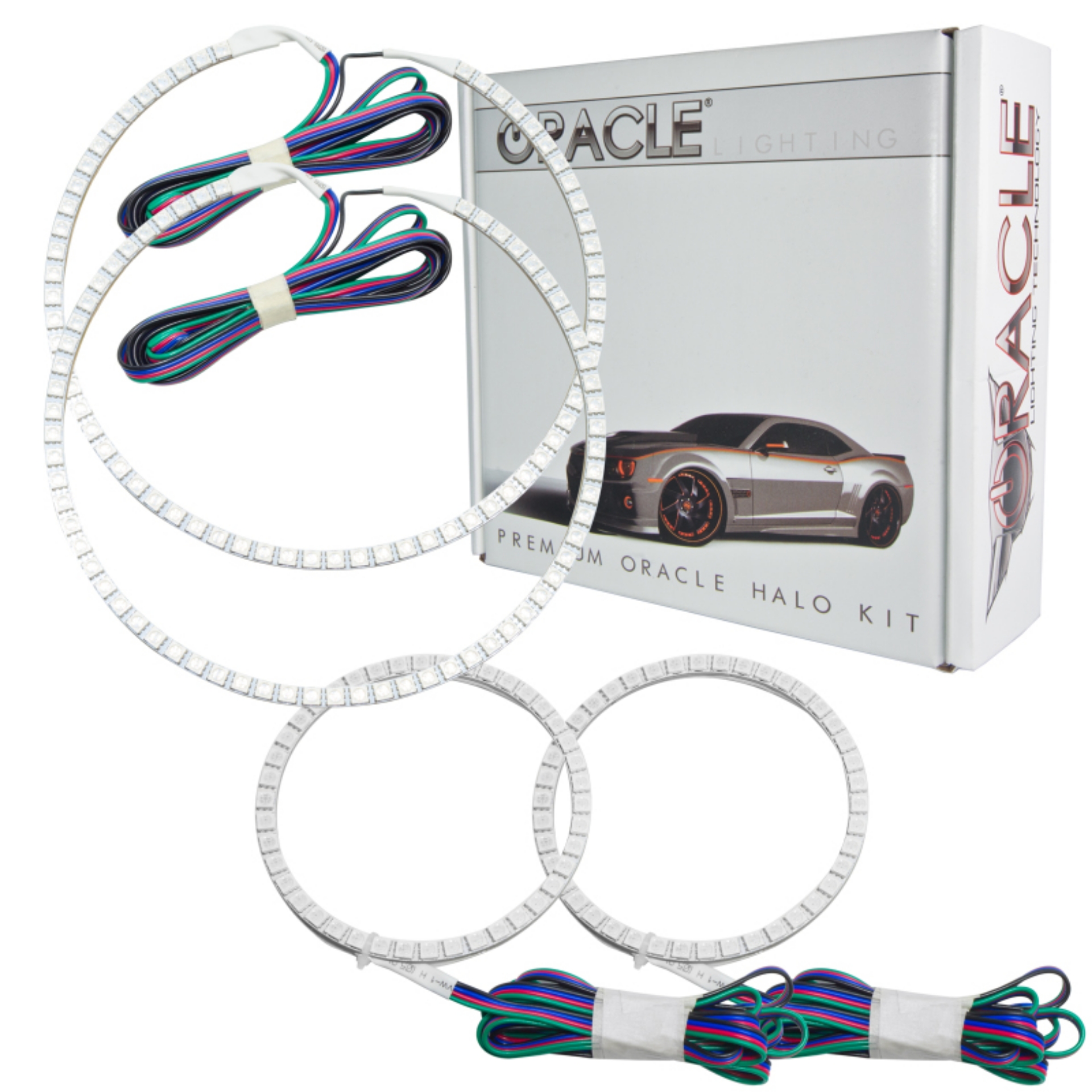 Picture of Oracle Ford FiveHundred 05-07 Halo Kit - ColorSHIFT w- 2-0 Controller