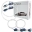 Picture of Oracle Ford FiveHundred 05-07 Halo Kit - ColorSHIFT w- BC1 Controller