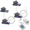 Picture of Oracle Ford FiveHundred 05-07 Halo Kit - ColorSHIFT w- Simple Controller