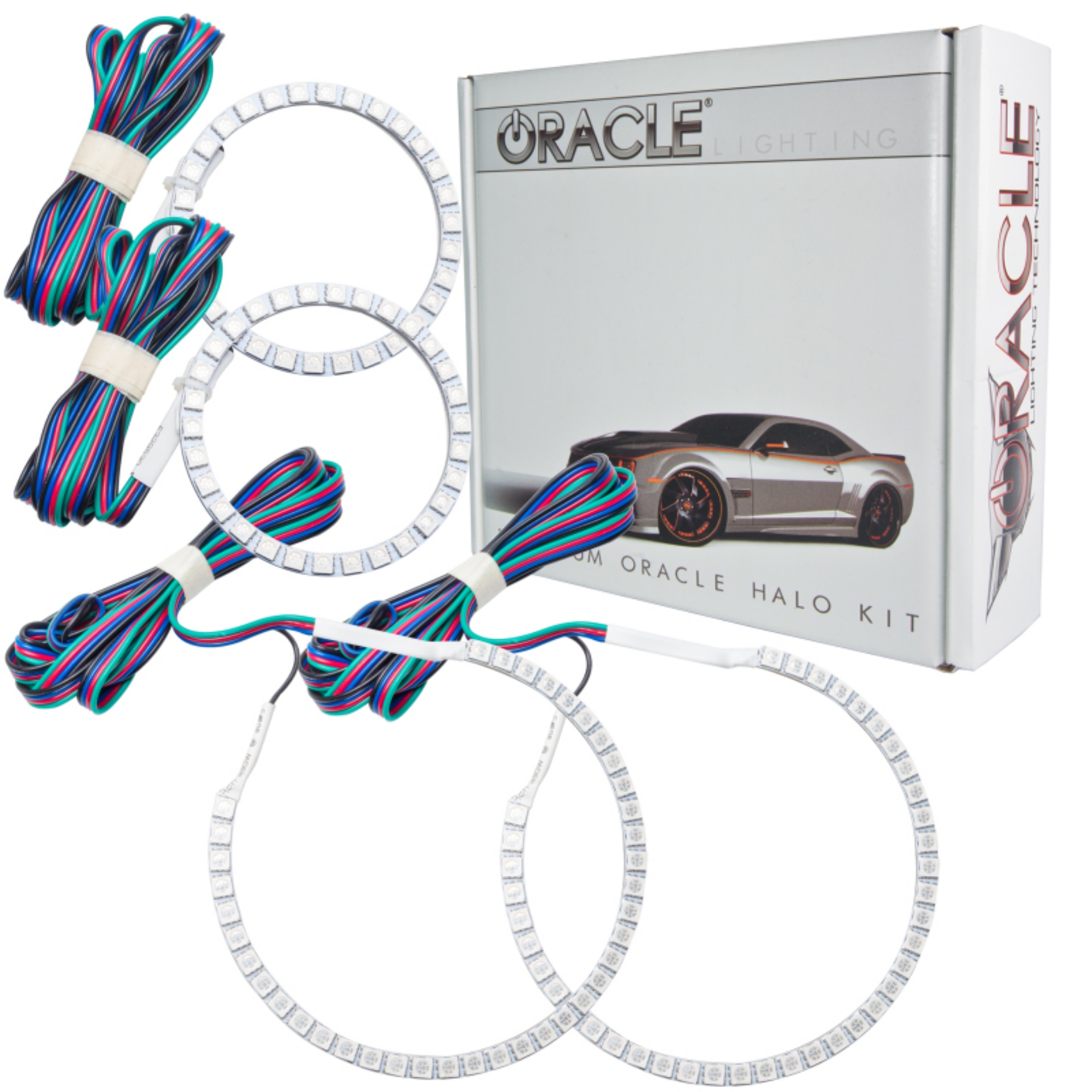 Picture of Oracle BMW 6 Series 06-10 Halo Kit - ColorSHIFT w-o Controller