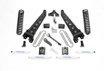 Picture of Fabtech 05-07 Ford F250 4WD w-Factory Overload 6in Rad Arm Sys w-Coils & Perf Shks