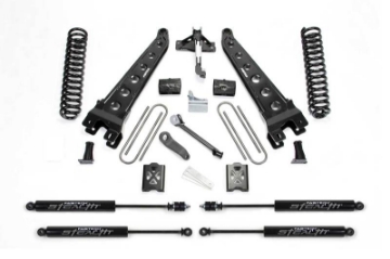 Picture of Fabtech 05-07 Ford F350 4WD 6in Rad Arm Sys w-Coils & Stealth