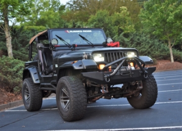 Picture of Rugged Ridge 87-95 Jeep Wrangler YJ - 79-01 Cherokee Sealed Beam LED Headlights 4x7in- 1pc