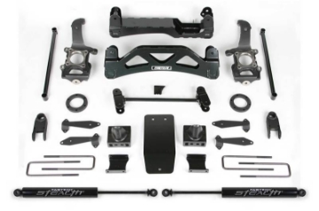 Picture of Fabtech 04-08 Ford F150 4WD V8 Only 6in Basic Sys w-Frt Shk Extns & Stealth Rr