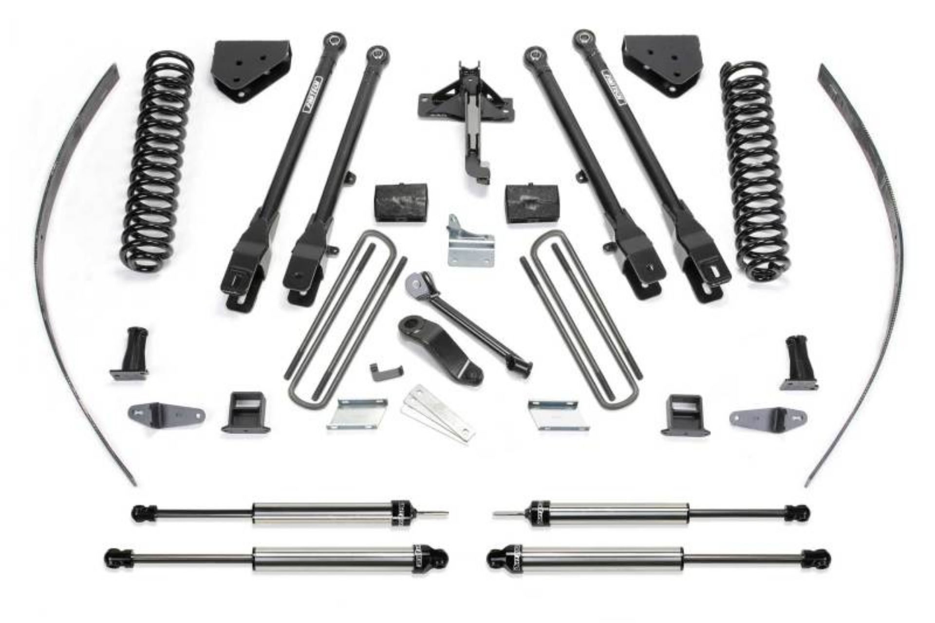 Picture of Fabtech 08-16 Ford F250 4WD w-o Factory Overload 8in 4Link Sys w-Coils & Dlss Shks