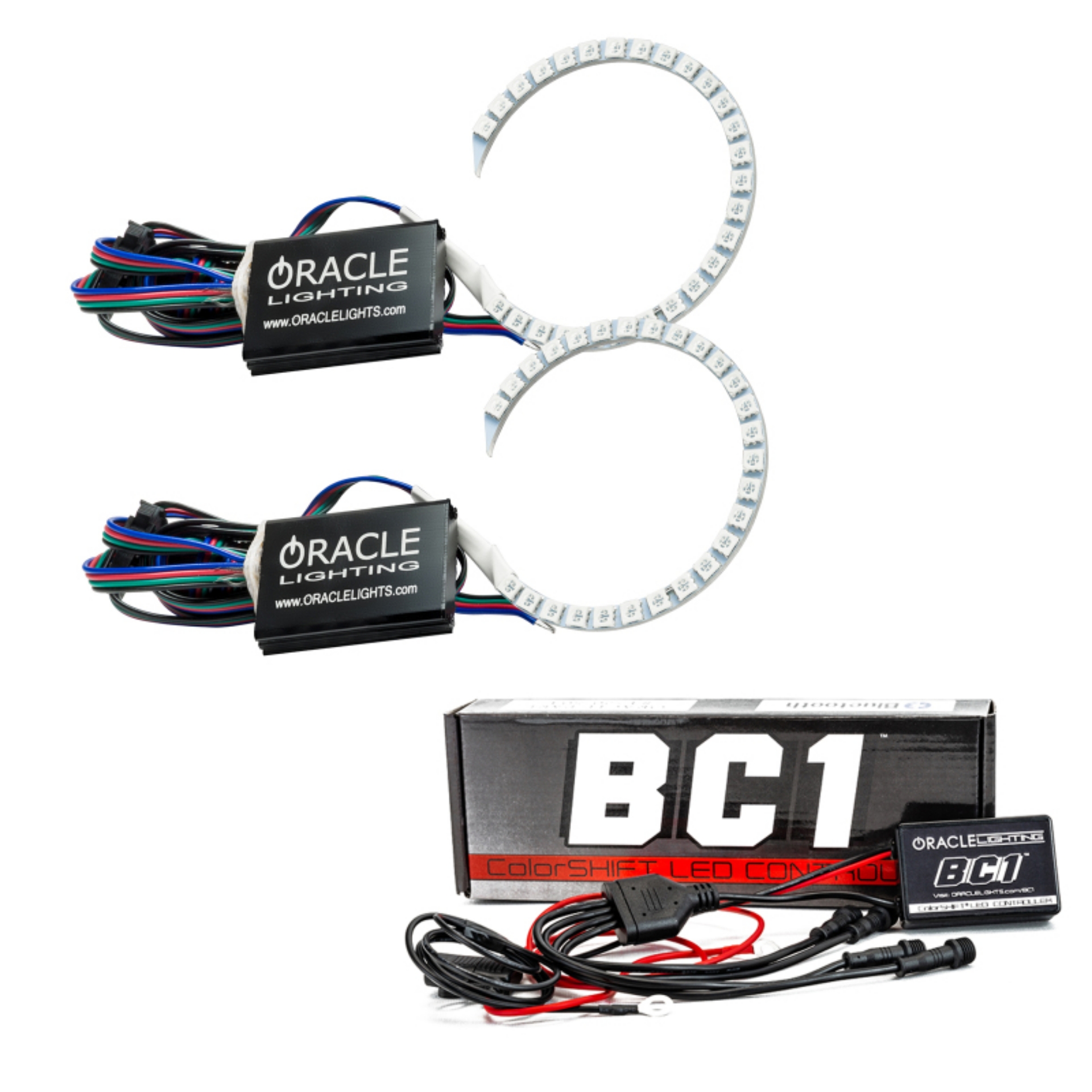 Picture of Oracle Audi A5 07-13 Halo Kit - ColorSHIFT w- BC1 Controller