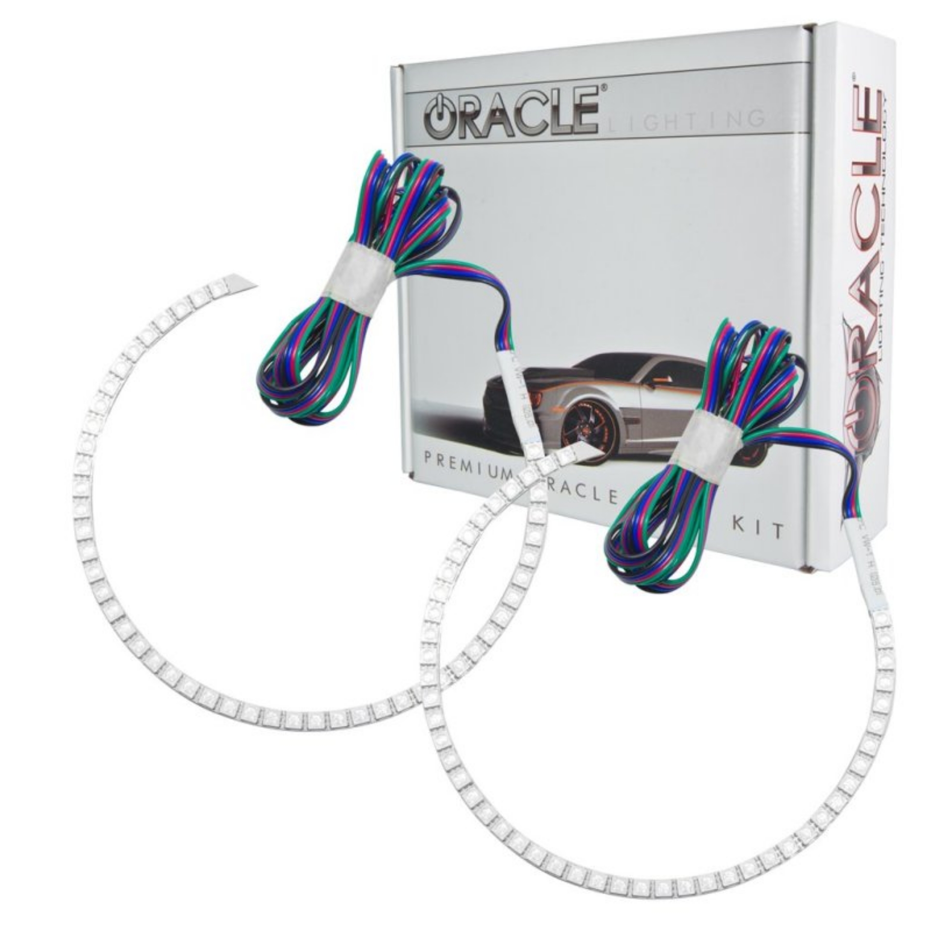 Picture of Oracle Ford Mustang 10-12 Halo Kit - Projector - ColorSHIFT w- BC1 Controller