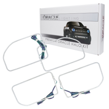 Picture of Oracle Ford F250-350 11-16 Halo Kit Square Ring Design - w- Simple Controller