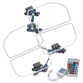 Picture of Oracle Ford F250-350 11-16 Halo Kit Square Ring Design - w- Simple Controller