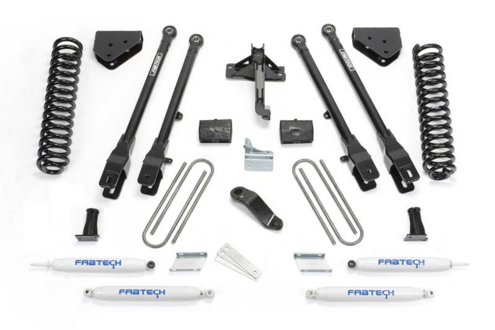 Picture of Fabtech 08-16 Ford F250-F350 4WD 4in 4Link Sys w-Coils & Perf Shks