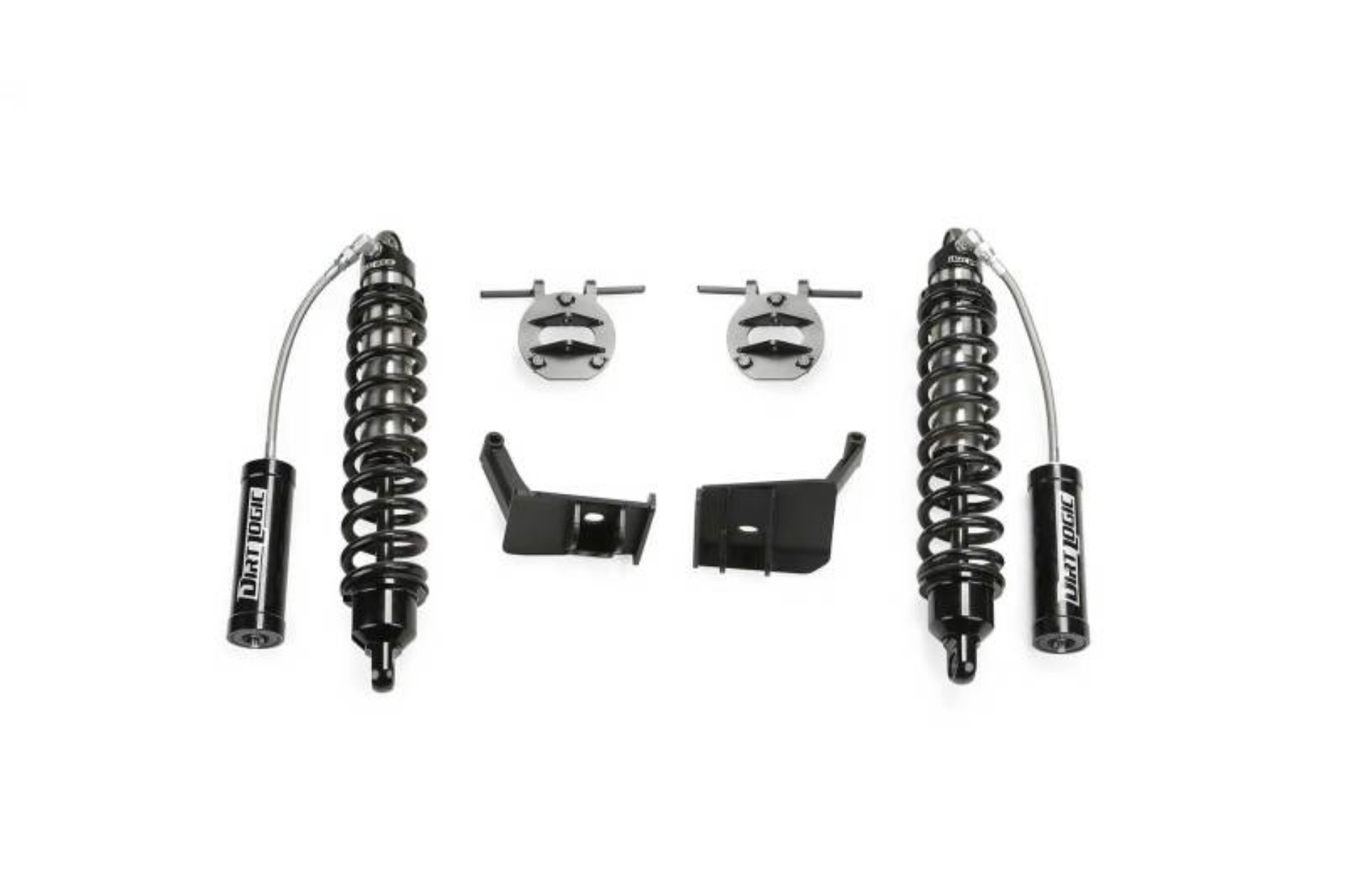 Picture of Fabtech 17-19 Ford F250-350 4WD Diesel 6in DL 2-5 Resi Coilover Conversion System