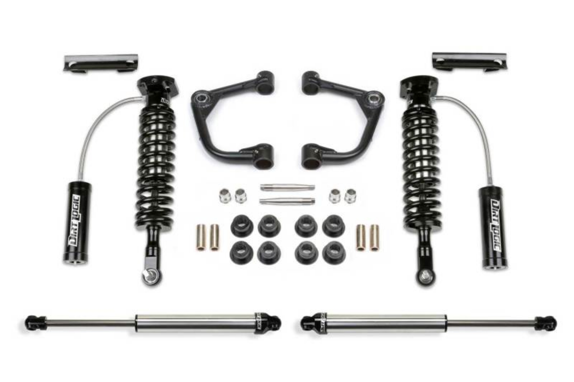 Picture of Fabtech 15-20 Ford F150 2WD 2in Uniball UCA Sys w-Dl 2-5 Resi & 2-25