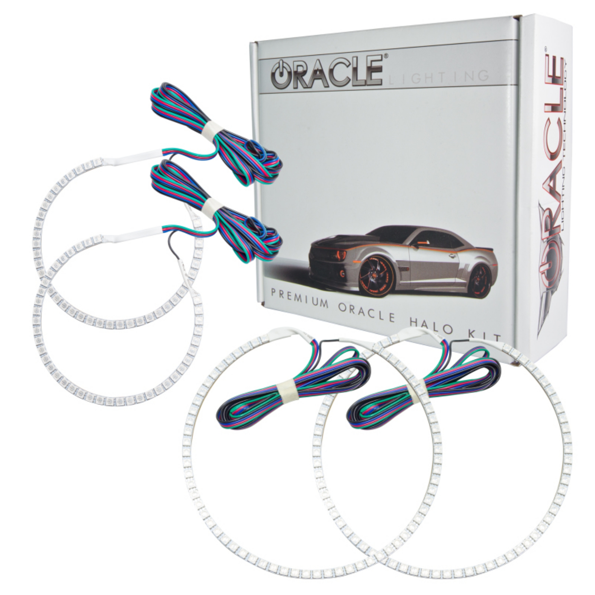 Picture of Oracle Toyota Tundra 07-13 Halo Kit - ColorSHIFT w-o Controller