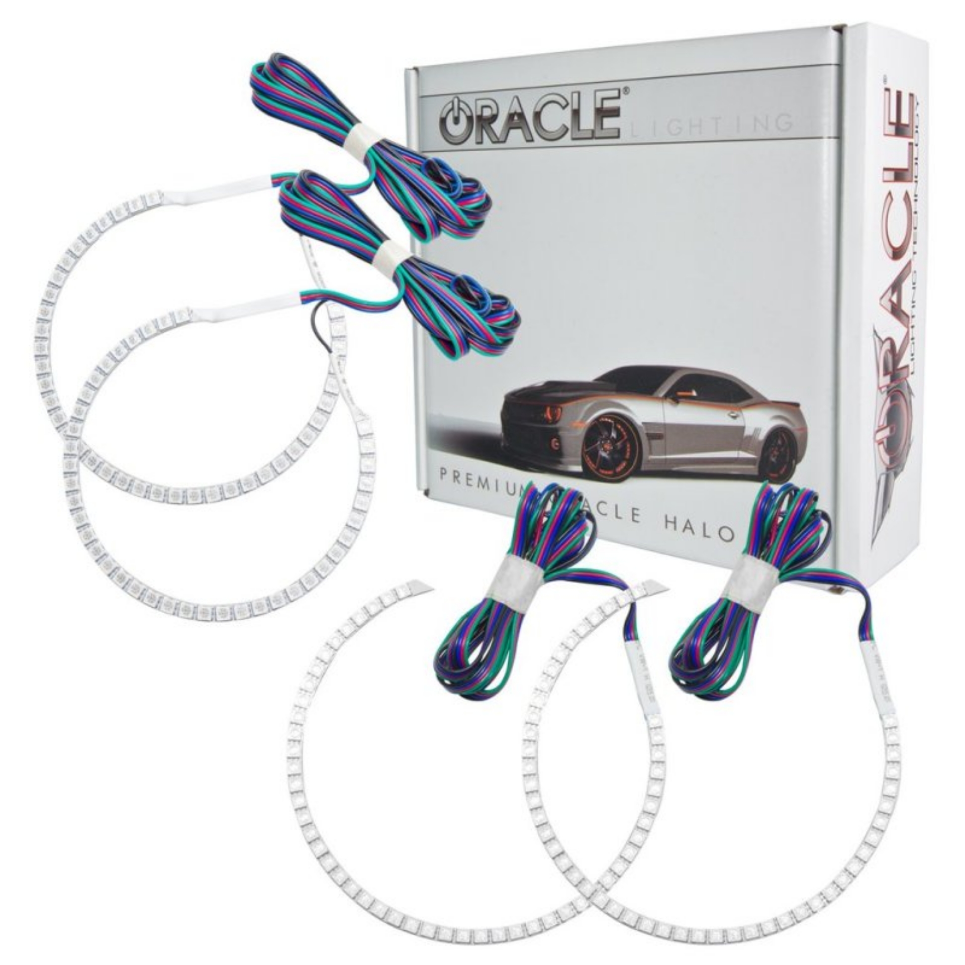 Picture of Oracle Dodge Avenger 08-14 Halo Kit - ColorSHIFT w- BC1 Controller