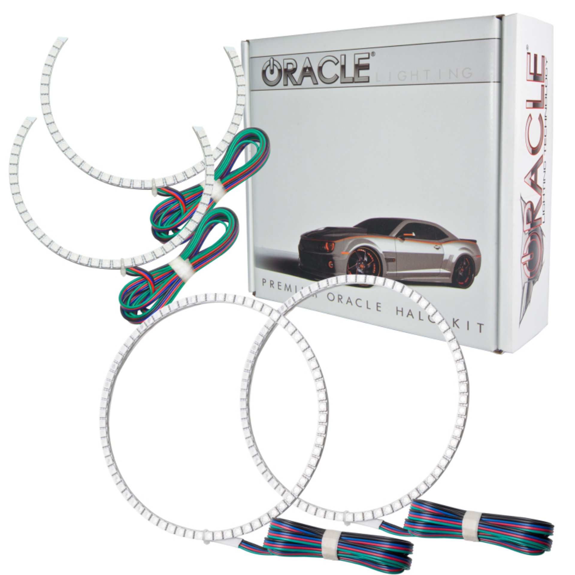 Picture of Oracle Dodge Durango 04-06 Halo Kit - ColorSHIFT w- 2-0 Controller