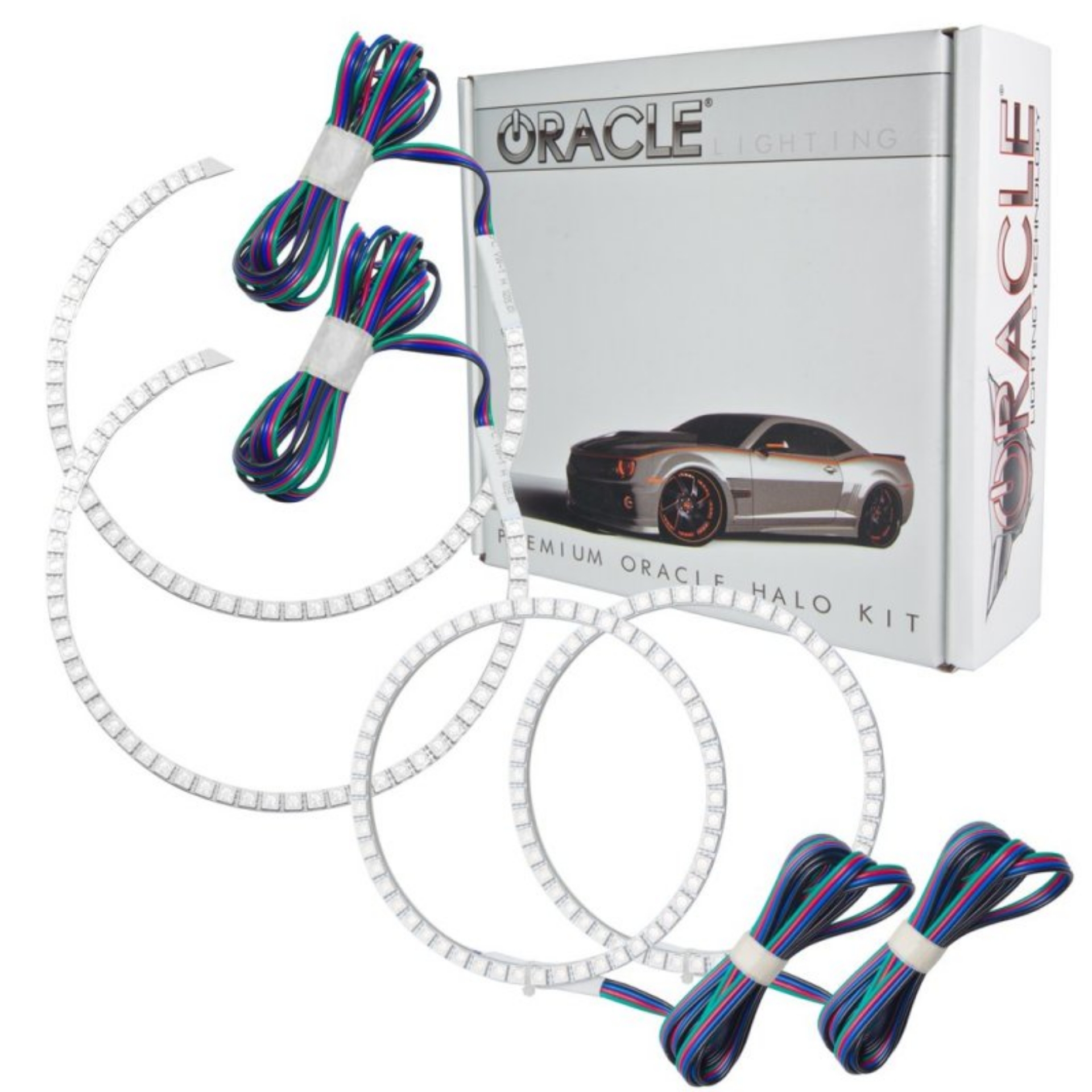 Picture of Oracle Dodge Durango 11-13 Halo Kit - ColorSHIFT w- BC1 Controller