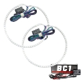 Picture of Oracle Ford Mustang 13-14 Halo Kit - HID Projector Style - ColorSHIFT w- BC1 Controller
