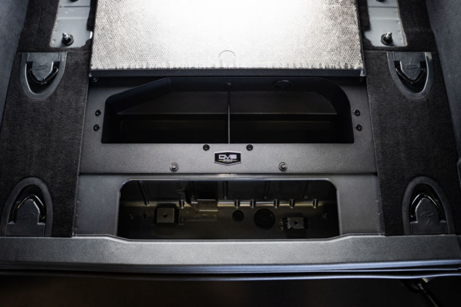 Picture of DV8 Offroad 21-23 Ford Bronco Exc- Bronco Raptor Air Compressor Mount & Storage Box