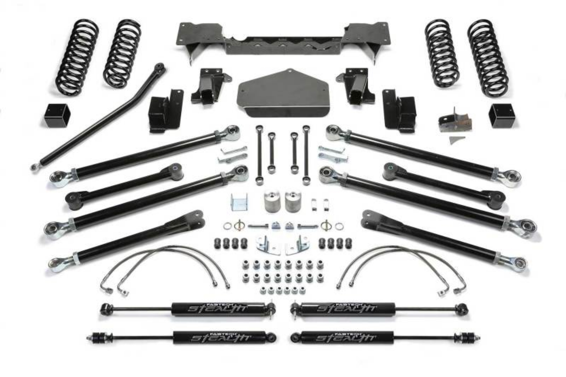 Picture of Fabtech 07-18 Jeep JK 4-Door 3in Crawler w-Stealth