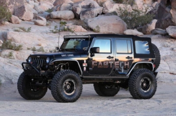 Picture of Fabtech 07-18 Jeep JK 4-Door 5in Crawler C-O w-Dlss 2-5 C-O Resi & Rr Dlss