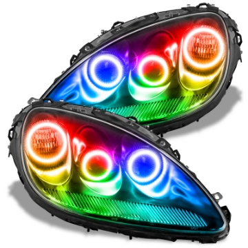 Picture of Oracle Chevy Corvette C6 05-13 Halo Kit - Triple - ColorSHIFT w- Simple Controller