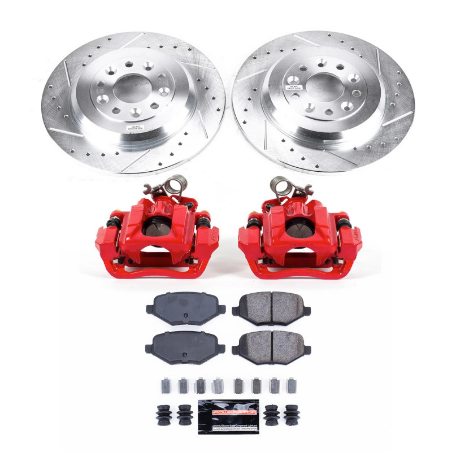 Picture of Power Stop 10-19 Lincoln MKT Rear Z23 Evolution Kit w-Calipers
