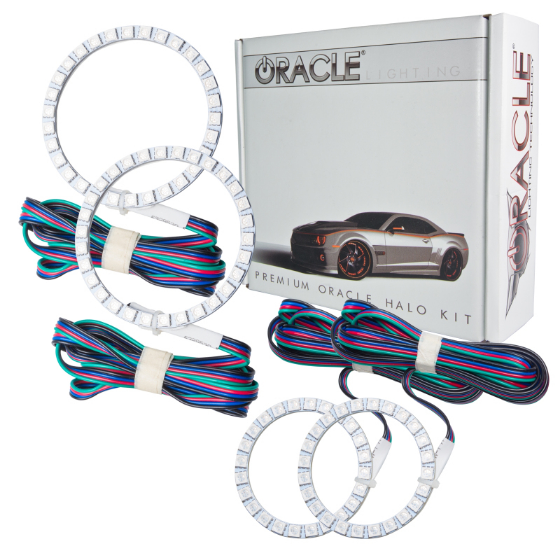 Picture of Oracle Ferrari F360 99-05 Halo Kit - ColorSHIFT w-o Controller