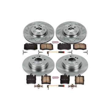 Picture of Power Stop 2004 Mercedes-Benz C230 Front & Rear Autospecialty Brake Kit