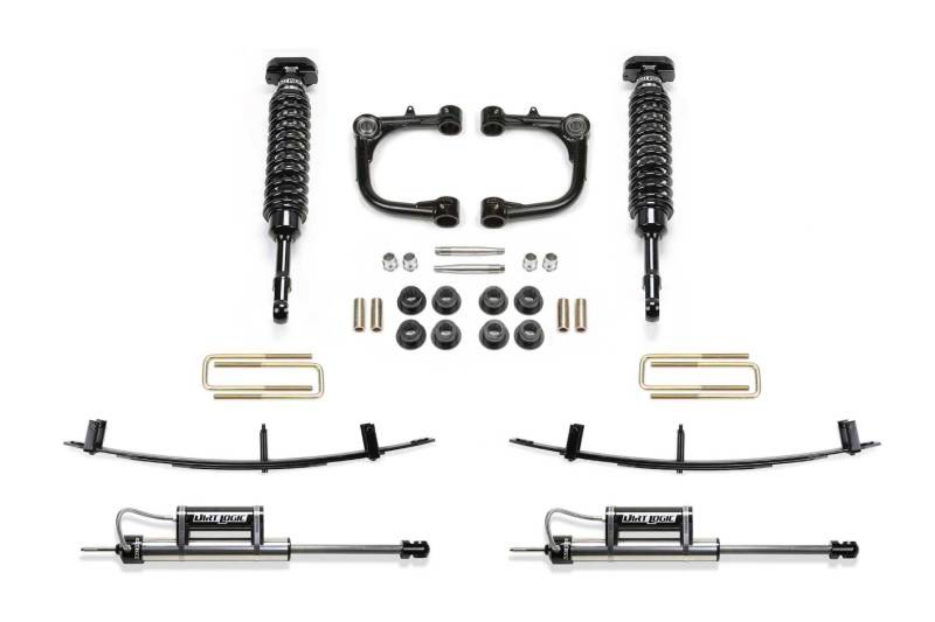 Picture of Fabtech 05-14 Toy Tacoma 2WD-4WD 6 Lug 3in UCA Sys w-Dl 2-5 C-O & Rr Dl Resi & Rr Leaf Pack
