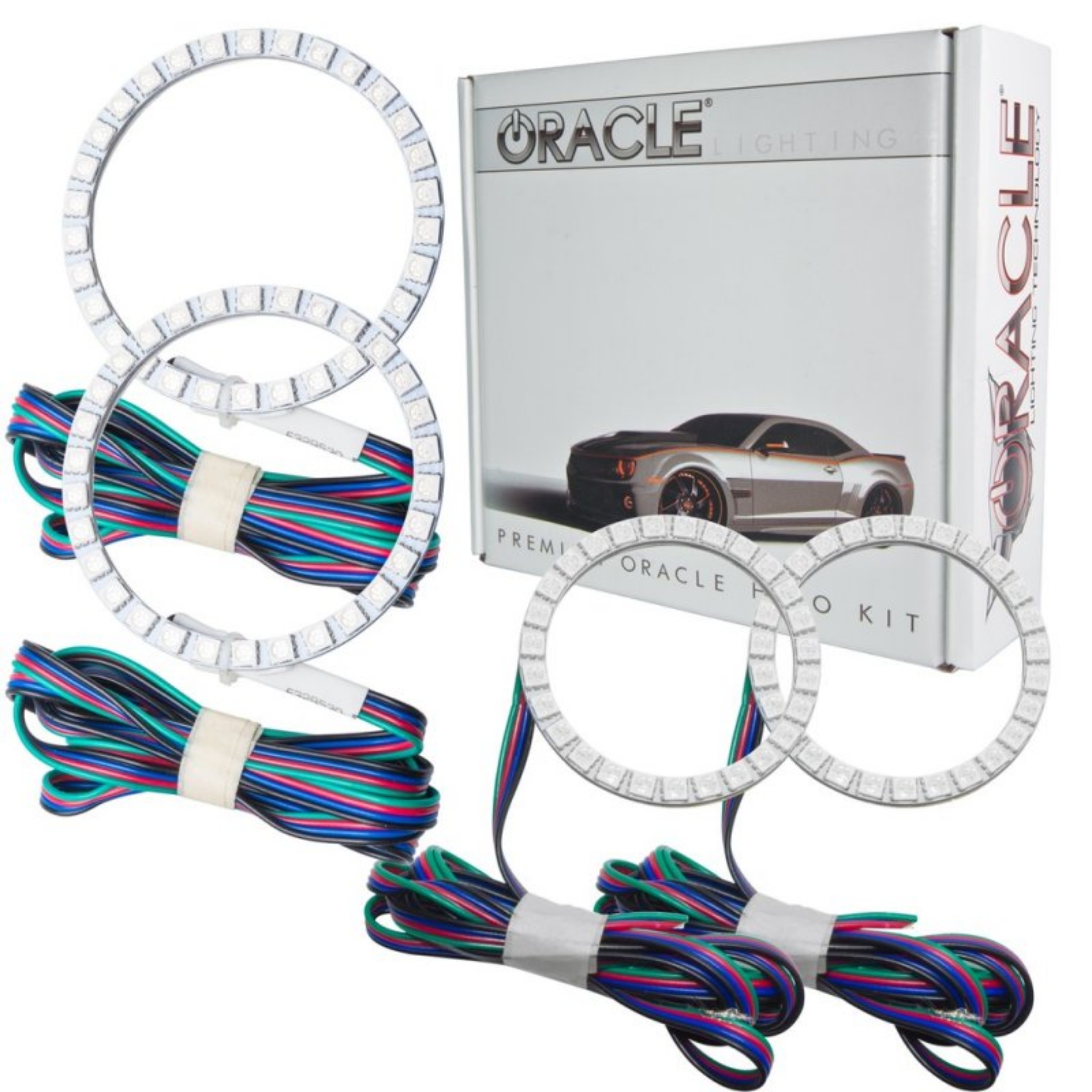 Picture of Oracle Aston Martin Vantage 07-12 Halo Kit - ColorSHIFT w- BC1 Controller