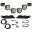 Picture of Baja Designs 17-20 Ford F-150 Raptor S2 SAE Sportsmen Fog Pocket Kit - Amber