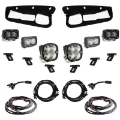 Picture of Baja Designs 21-22 Ford Bronco w-Steel Bumper S2 SAE Sportsmen Fog Pocket Light Kit - Clear