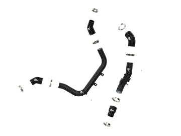 Picture of aFe BladeRunner Aluminum Hot and Cold Charge Pipe Kit Black 17-20 Hyundai Elantra GT L4-1-6L t