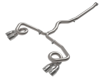 Picture of aFe POWER Takeda 3in to 2-1-2in 304 SS Cat-Back Exhaust w- Polished Tips 22-23 Subaru WRX H4-2-4Lt