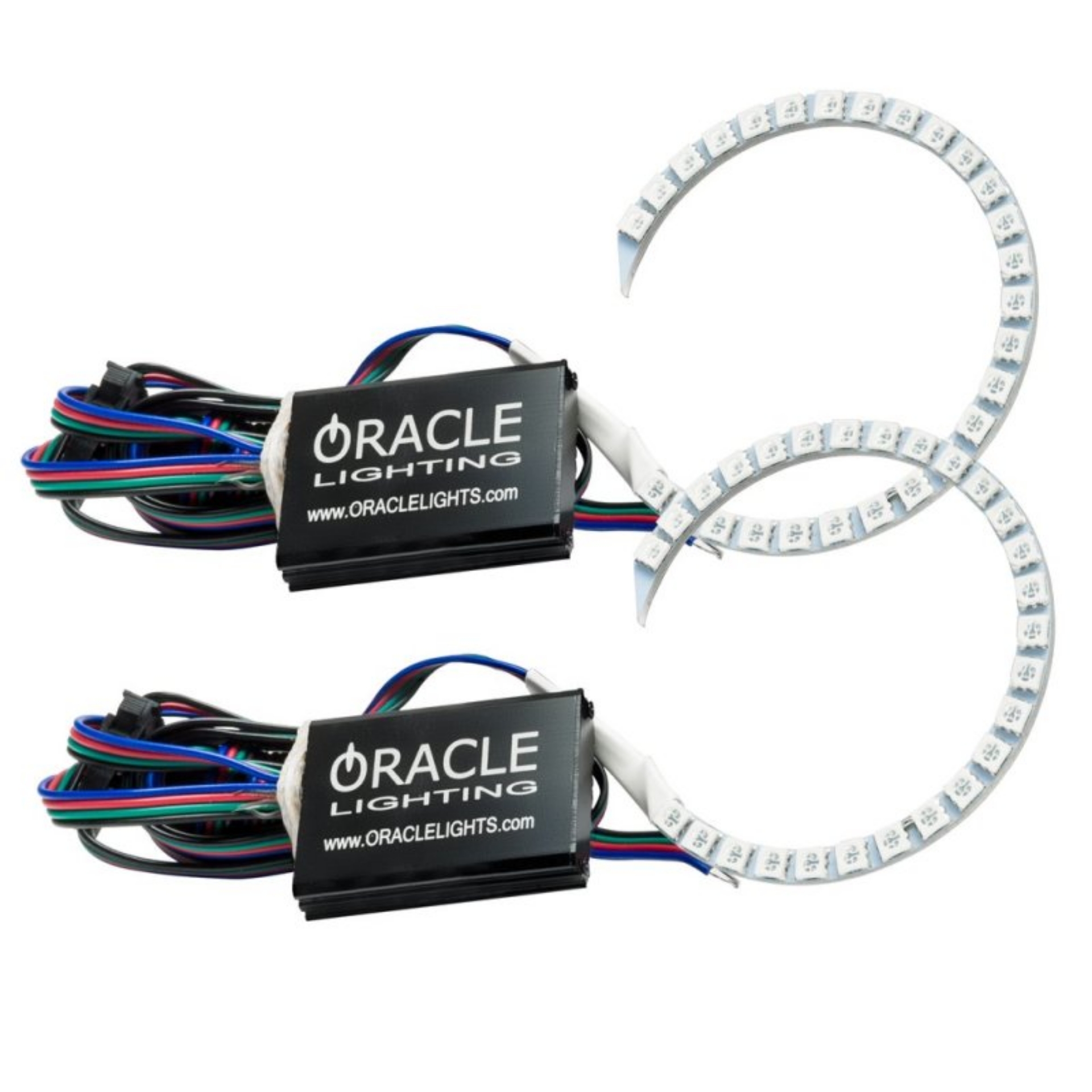 Picture of Oracle Dodge Charger 15-21 Projector Halo Kit - ColorSHIFT w- BC1 Controller