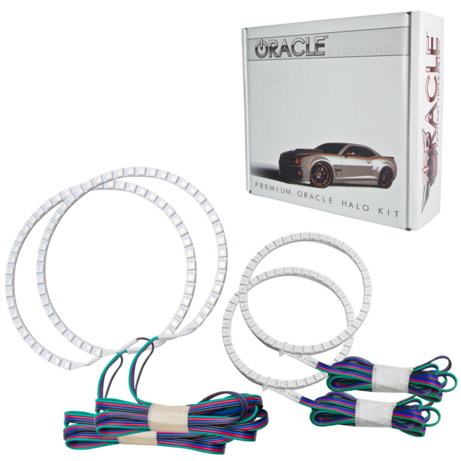 Picture of Oracle Nissan Altima Sedan 10-12 Halo Kit - ColorSHIFT w- 2-0 Controller